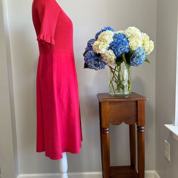 Kate Spade Pink A-Line Midi Dress - Picture 3 of 7